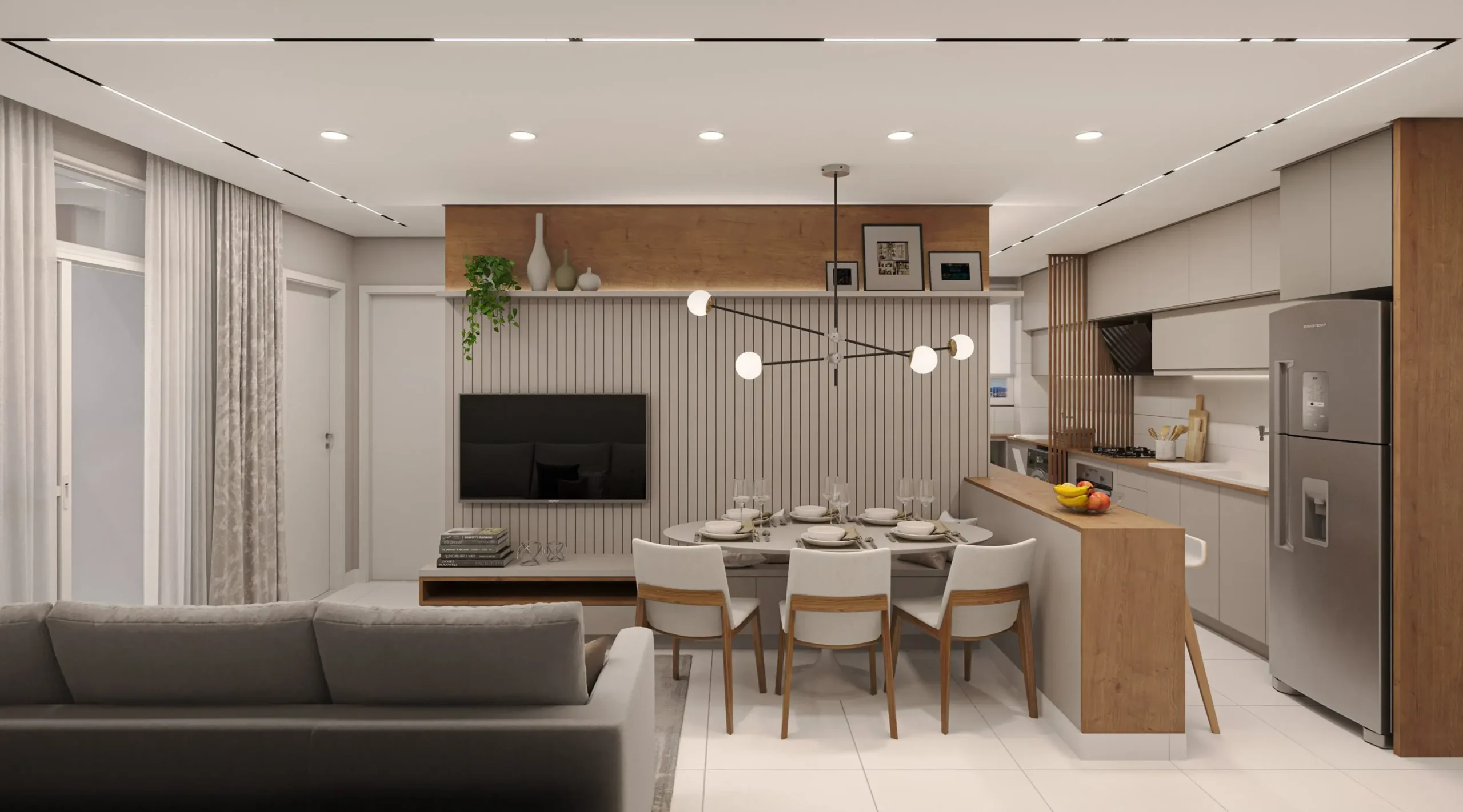 Apartamento decorado